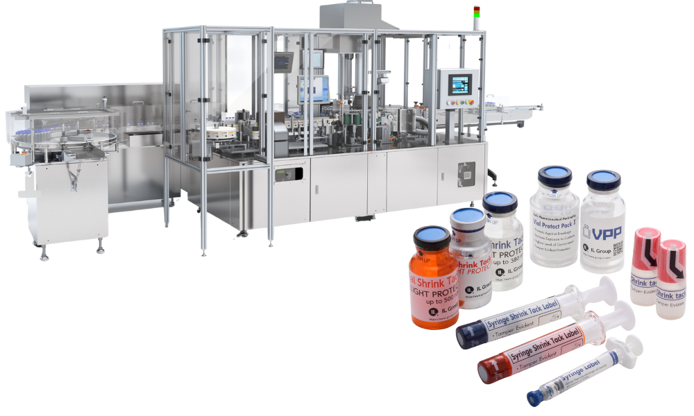 labeling machine and labels Il Pharma Labeling Innovation
